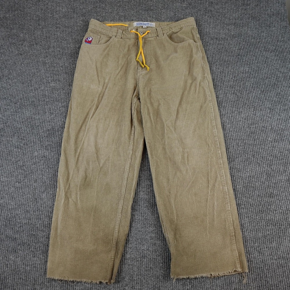 Polar Skate Co Big Boy Pants Mens 35x27 Beige Corduroy Wide Leg Relaxed Fit